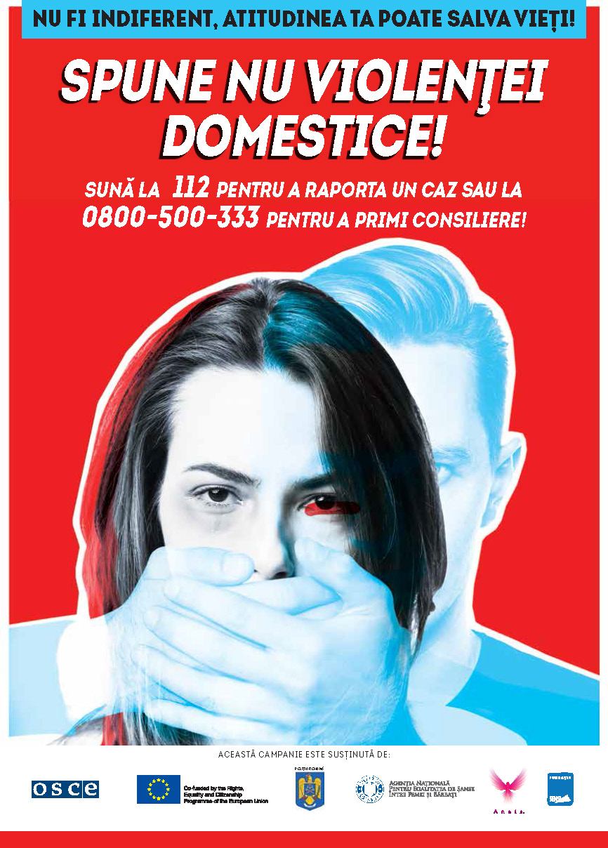 poster campania spune nu violentei domestice